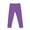 Purple, variant on ZACPNCV Kid Girls Candy Color Leggings Solid Color Leggings Casual Yoga Pants Tights Trousers Orange 7-8 Years