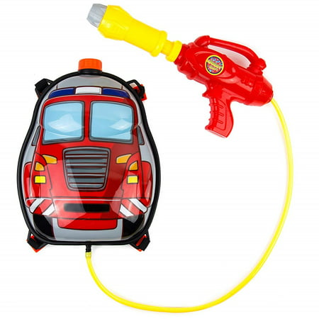 Toysery Fire Truck Backpack Water Gun | Super Cute Design | Fun Time Vacation | Safe and Durable | Great for Outdoor Play | Ultimate Fun for Kids | Ideal for Gift