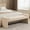 Tan, variant on Domicare Long Upholstered End of Bed Bench, Plush Foot Stools Ottoman for Bedroom, Entryway Bench and Ottomans for Living Room,Black