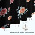 thumbnail image 6 of Pioneer Flower Floral Print Pattern Shower Curtain 84"x72", Bathroom Decorative Shower Curtain Set with 12 Hooks, Waterproof Washable, 6 of 6