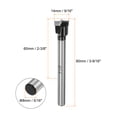 thumbnail image 2 of Uxcell 14mm (9/16") Tungsten Carbide Wood Hinge Hole Drilling Forstner Drill Bit, Black, 2 of 5