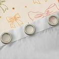 thumbnail image 4 of Feelyou Princess Kawaii Bow Blackout Curtains Set of 2 (52x84 Each) for Kids, Dreamy Stars Print Window Curtains, Fashion Bowknot Theme Curtains and Drapes, Curtains and Drapes Decor, 4 of 6