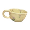 thumbnail image 3 of Taza de desayuno Sunnimix Taza Leche Flores Violeta, 3 of 8