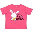 thumbnail image 3 of Inktastic My 1st Easter with Cute Bunny and Carrot Boys or Girls Toddler T-Shirt, 3 of 5