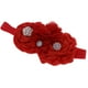 thumbnail image 4 of Diademas para Niñas Sunnimix con Banda de Encaje y Flores Color Rojo Accesorios para Bebés, 4 of 6