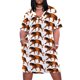 thumbnail image 1 of Vestido de verano con bolsillos sueltos de tigre para mujer coreana Vestidos de mujer Vestido de verano para mujer 2025 Vestidos para mujer, 1 of 7