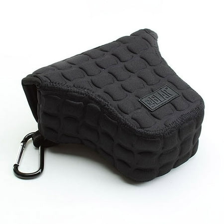 FlexARMOR X Compact Micro Four Thirds Camera & Select Attached Lens Case Sleeve - Works With Sony Alpha a6300, Olympus PEN-F, Panasonic Lumix DMC-GX85 and More Small Rangefinder Cameras