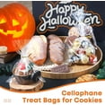 thumbnail image 4 of Cellophane Treat Bags 5x7 In 100 Pcs Individual Cookie Bags Small Plastic Clear Gift Bag with Ties for Gift Giving Birthday Party Favors Candy Snack Dessert Baked Goods Packaging, 4 of 13