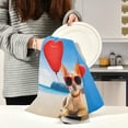 thumbnail image 3 of Chihuahua Dog Balloon Dish Towels Set of 1, Ocean Beach Funny Washable Tea Towels Dishcloths Lint-Free 18x28 Inch Fast Drying for Home Kitchen Clean, 3 of 7