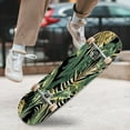 thumbnail image 4 of Skateboards for Beginners Tropical green golden banana leaves seamless Beach 31"x8" Maple Double Kick Concave Boards Complete Skateboards Outdoor for Adults Youths Kids Teens Gifts, 4 of 5