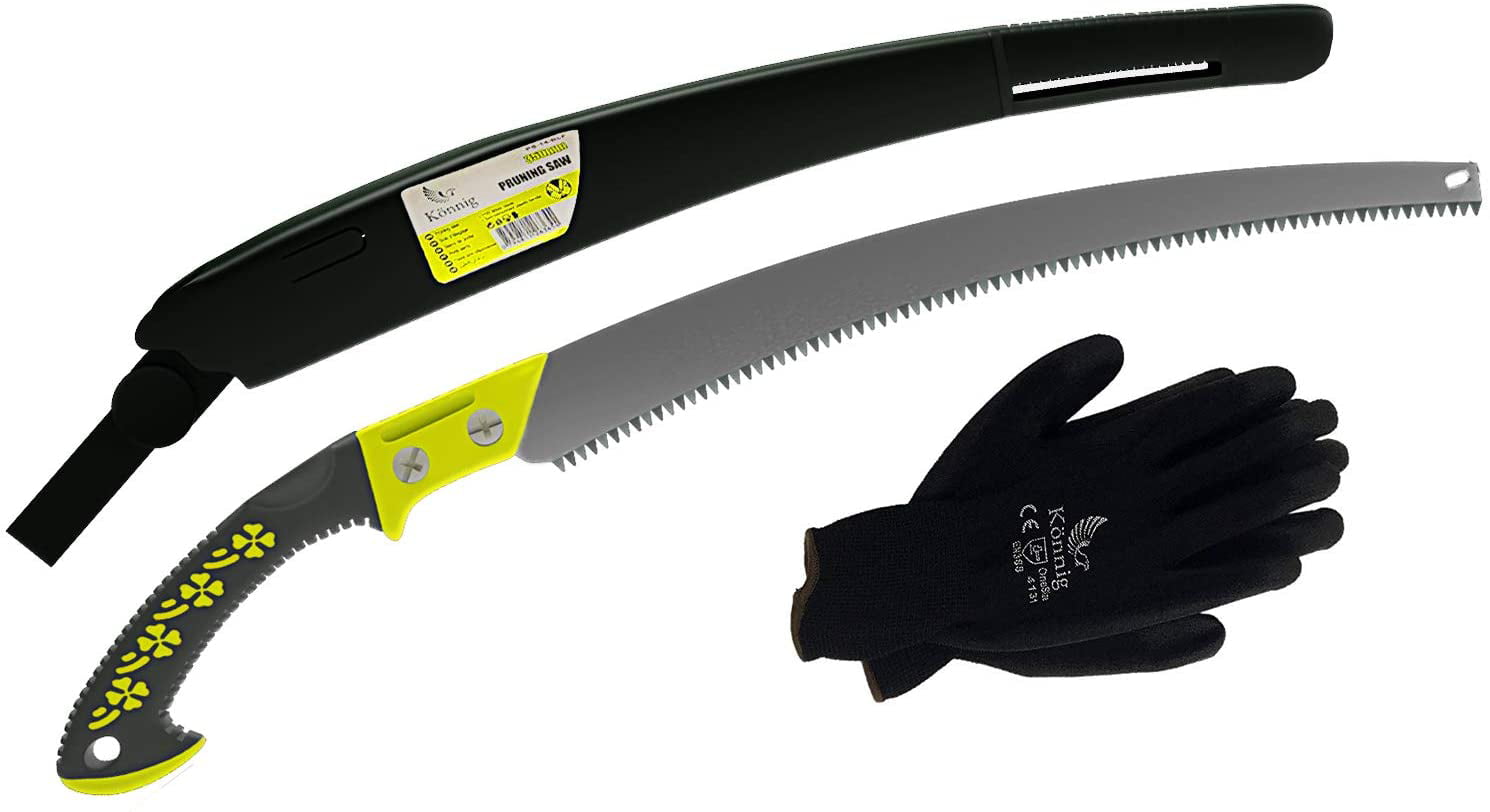 Handsaws Razor Sharp 13" Heavy Duty Curved Hand Saw Perfect For Sawing Pruning 