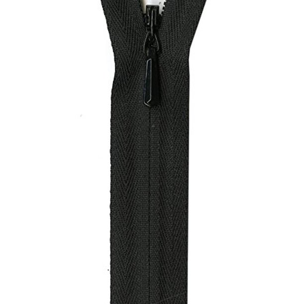 Unique Invisible Zipper 14"Black