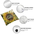 thumbnail image 6 of nygtbtfer Square Cushion with with Motivational Words Decorative Sofa Bed Home Pillow White, 6 of 7