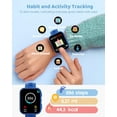 thumbnail image 5 of BIGGERFIVE Smart Watch for Kids with Dual Cameras, 30 Puzzle Games, Video & Music Player, Audiobooks, Flashlight, Pedometer, Calculator, Educational Toys Birthday Gifts for Girls Ages 4-10 Lilac, 5 of 6