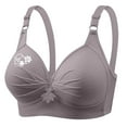 thumbnail image 3 of Bovxnpu Bras for Women, Womens Push Up Everyday Bras Seamless Wireless Supportive Bra Sports Bra, Woman's Printing Gathered Together Large Size Daily Bra Underwear No Rims, 3 of 9