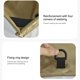 thumbnail image 3 of Bolsa de almacenamiento plegable para acampar Bolsa de utensilios de cocina para picnic de gran capacidad (caqui), 3 of 8