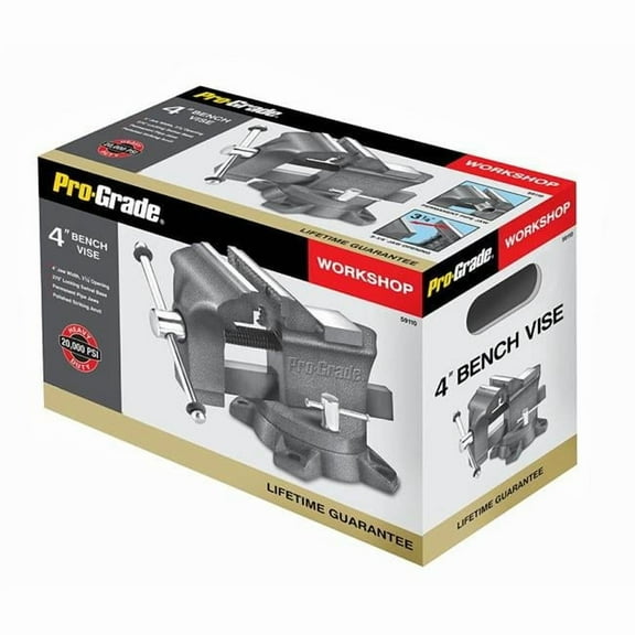 Pro-Grade 59110 4 in. Workshop Bench Vise