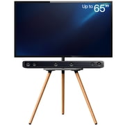 VIVO Artistic Easel 43" to 65" Screen Studio TV Tripod Floor Stand with Shelf