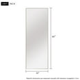 thumbnail image 6 of Full Length Floor Mirror Standing Rectangle Champagne 65"x22", 6 of 9