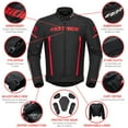 thumbnail image 3 of Veste de Moto Imperméable Unisexe avec Corps Armor All Seasons Tailles m à 3TG, 3 of 9