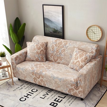 1/2/3/4 Seater Gold Sofa Cover Chair Couch Protect Loveseat Slipcover