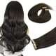 thumbnail image 1 of Extensiones de cabello DOORES, cabello humano real, marrón moca, 40 unidades, 1 of 9