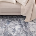 thumbnail image 4 of Banburry Ocean Blue and Grey Woven Area Rug, 4 of 8