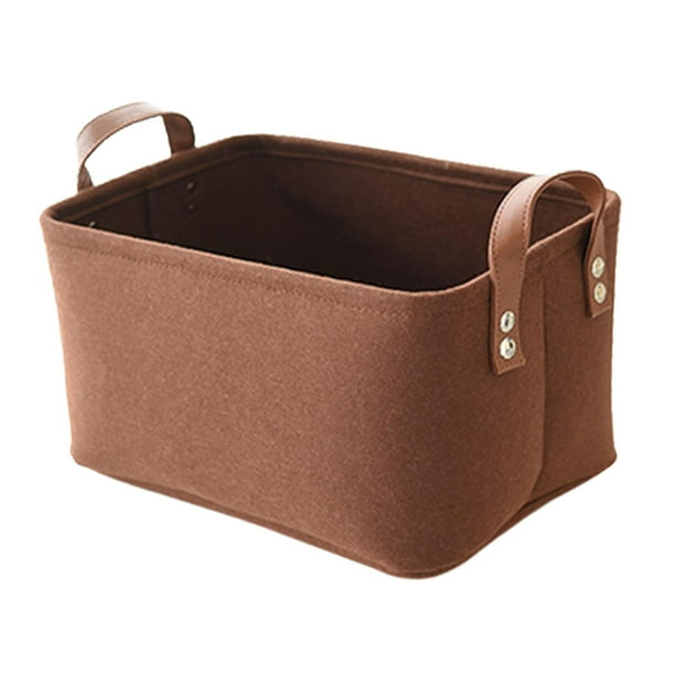 Caja organizadora de juguetes para mascotas, multiusos con asas, organizador de juguetes para niños, contenedor de almacenamiento de suministros para Café