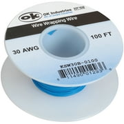 OK Industries Blue 30 AWG Wire Wrapping Wire 100 ft. Spool