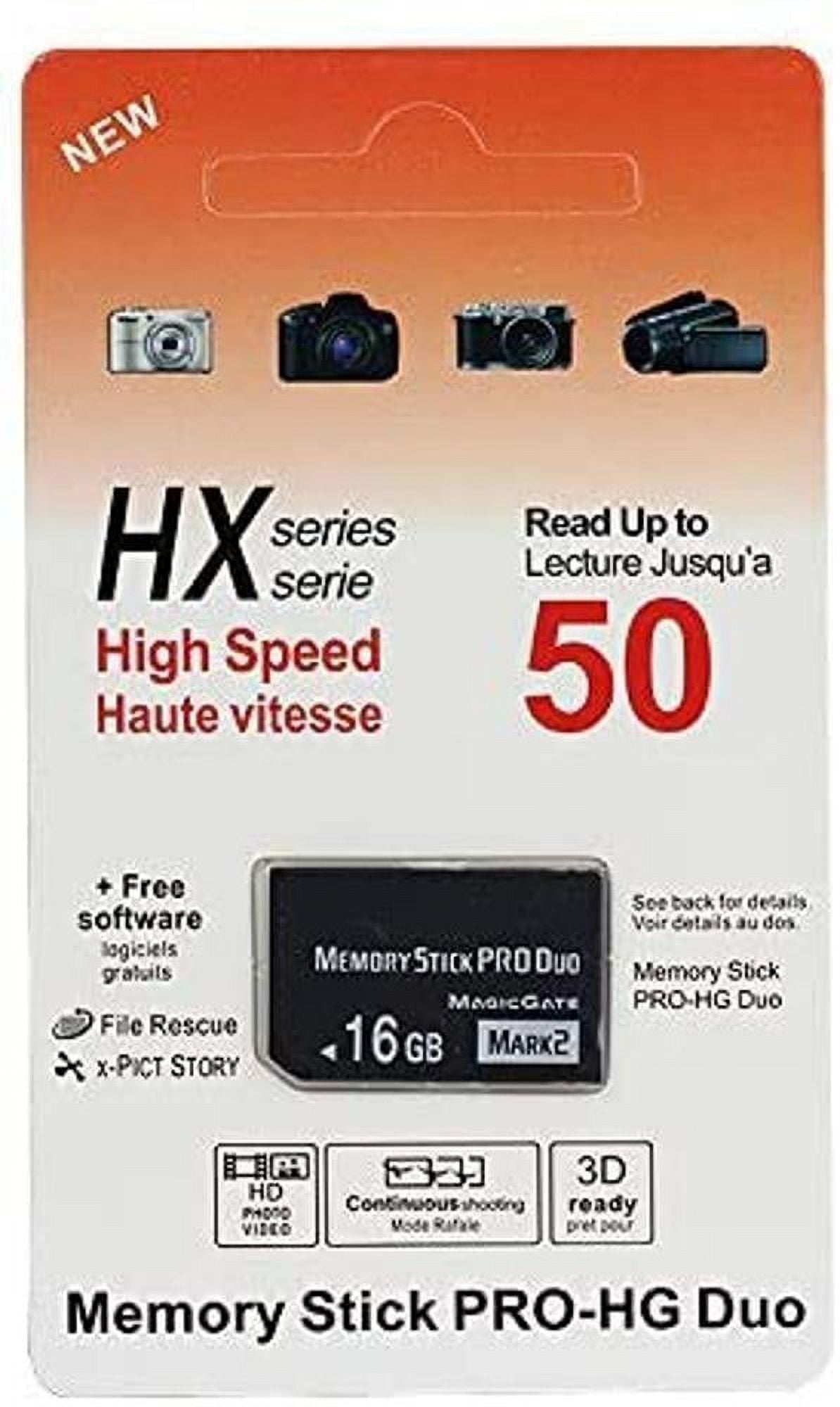 LiJingR Memory Stick Pro Duo Mark2 16GB PSP Flash Memory Card