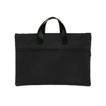 Water Resistant Canvas Document Bag with Handle | A4 File Organizer Tote Briefcase | 38x29cm Business Portfolio Case for Office & Travel