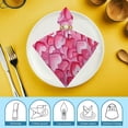 thumbnail image 6 of PHYHOO Cloth Napkins Love Heart Dinner Napkins Soft Comfortable Cloth Napkins Printed Table Napkins for Table Settings Parties Weddings Birthday Event Daily Usage Reusable 4 PCS, 6 of 7