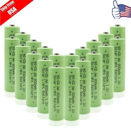 20x AA 2A 800mAh 1.2V Rechargeable Battery For Garden Solar Light Keybord (Best Rechargeable Batteries For Outdoor Solar Lights)