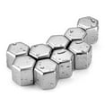 thumbnail image 6 of Stainless Steel Ice Cubes, Reusable Chilling Whiskey Stones Rocks with Tongs and Freezer Storage Tray for Whiskey Vodka Wine, Hexagon 4 pack, 6 of 6