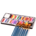 thumbnail image 3 of Pintura Corporal de 12 colores perfecl para Maquillaje de Cosplay con 10 pinceles, 3 of 6