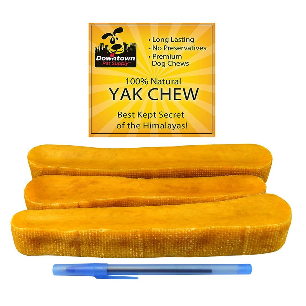 Himalayan Yak Dog Chew, 100 Natural Dog Chews, Value Pack (10 LB