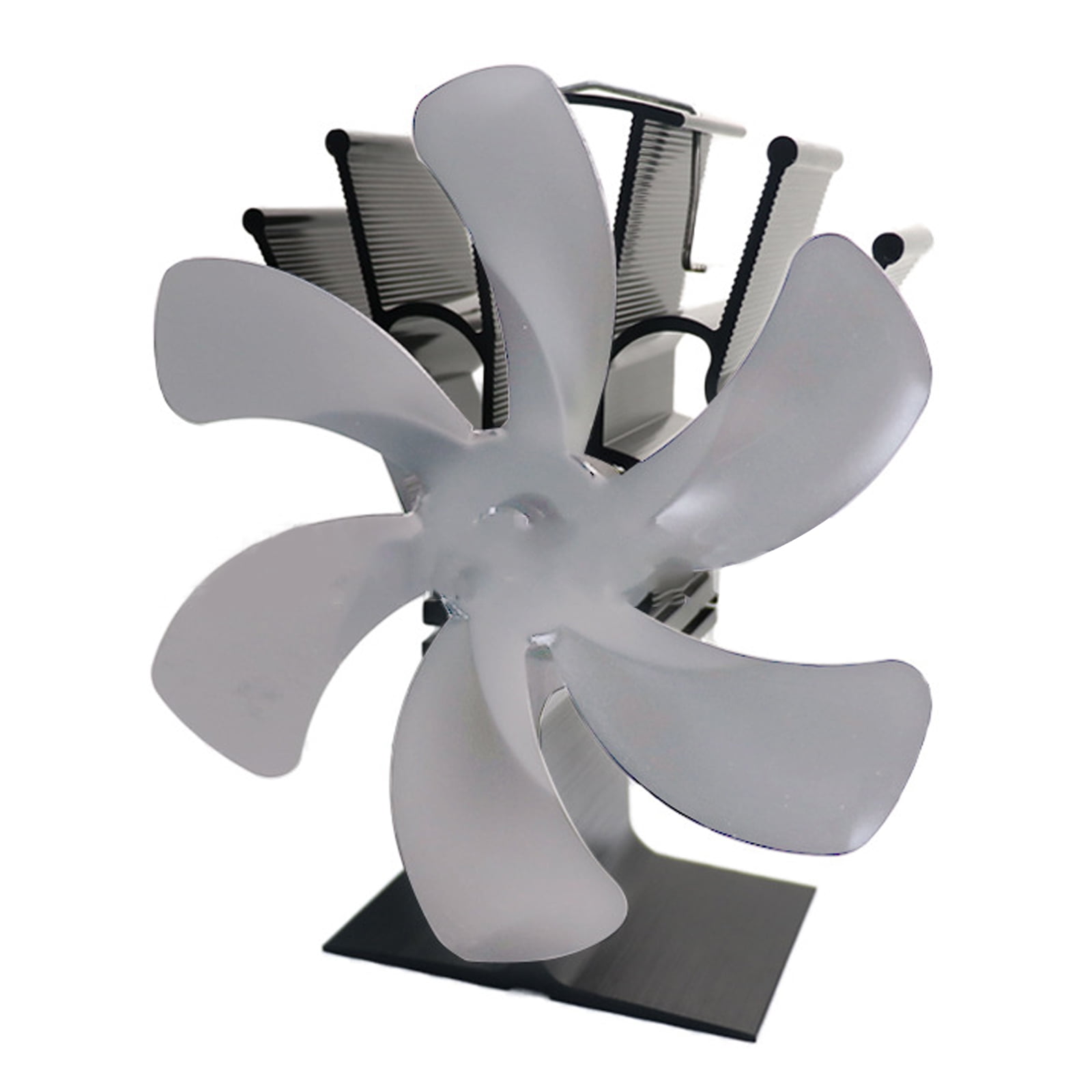 6 leaf wood stove fan, quiet and no noise, suitable for pellet stove