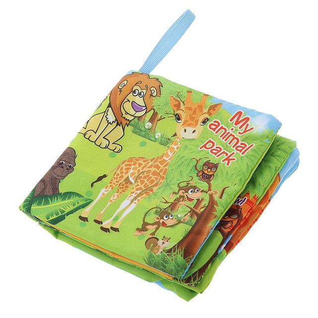 El Libro Suave Del Paño Del Bebé Lindo Reconoce Los Juguetes Educativos niño Libros - Animal yotijar El libro de paño