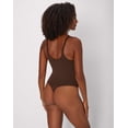 thumbnail image 3 of Maidenform Seamless Tummy Control Shapewear Thong Bodysuit Just Brown M Women's, 3 of 10