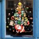 thumbnail image 1 of Pegatinas navideñas para ventanas, Papá Noel, copos de nieve, espejos de cristal, calcomanías de pared para habitaciones de niños, decoración navideña de Año Nuevo, 1 of 6