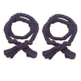 thumbnail image 2 of 4PCS Rope Curtain Tiebacks, Natural Cotton Woven Curtain Holdback, Curtain Decorative Holdbacks for Village Rural Boho Style Drapery Tieback, 2 of 6