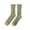 Army Green, variant on Fall Winter Fuzzy Calf Socks for Mens Womens Solid Color Warm Thermal Crew Socks Lightweight Comfy Socks