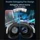 thumbnail image 2 of Cooling Fan Mask For Meta Quest 3 VR Headset With Adjustable Wind Speed Settings, 2 of 5