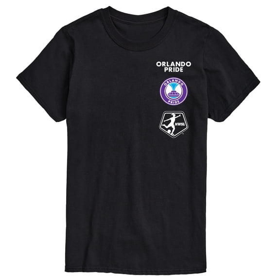 National Women's Soccer League - Orlando Pride Stacked Logos Short Sleeve Graphic T-Shirt