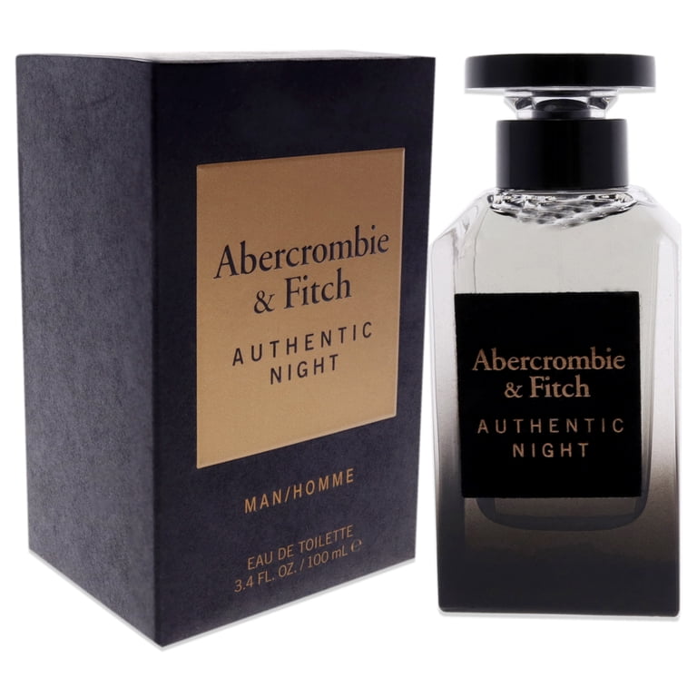 Abercrombie & Fitch Authentic Night EDT Spray, 3.4 oz, Oriental