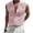 Orange, variant on JTSRKL Mens Striped Sleeveless Shirts Stand Collar Button Up Casual Vest Solid Vintage Lightweight Breathable Summer Layering Tank Tops White XS