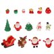 thumbnail image 2 of 15Pcs Mini Figure Ornaments for Christmas Party Home Decoration Assorted Color Resin Decorative Set, 2 of 5