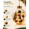 thumbnail image 3 of Glowing Christmas Story Ornament Light-Up Hanging Ball, 3.15 Inch | Warm Light Illuminates the Mini Holiday Scene While the Clear Sphere and Hanging Loop Suit Seasonal Tree Displays, 3 of 7
