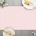 thumbnail image 3 of SUNOLIFE Pink Happy Mother's Day Table Runner,Buffalo Plaid Gnome Kitchen Dining Table Decoration for Home Party 13 x 72 Inch, 3 of 4