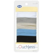 Ouchless: White On Top Hair Ties, 1 ct